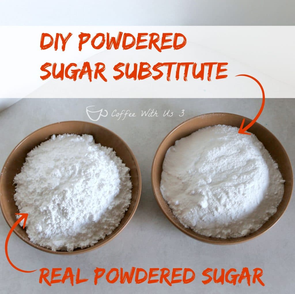 How do you use powdered sugar instead of granulated sugar?