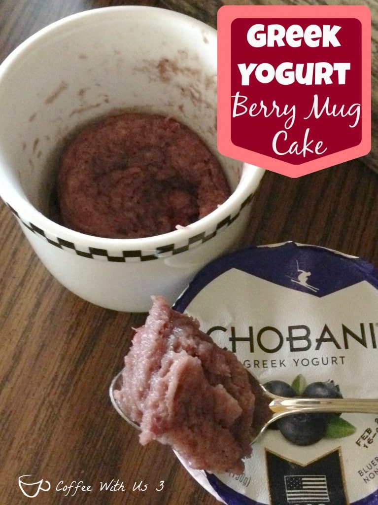 Greek Yogurt Berry Mug Cake 