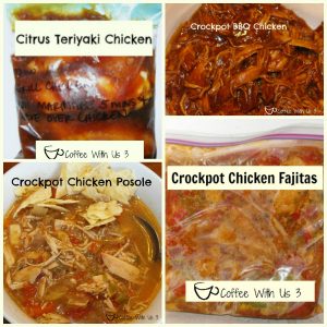 4 Easy Chicken Freezer Meals