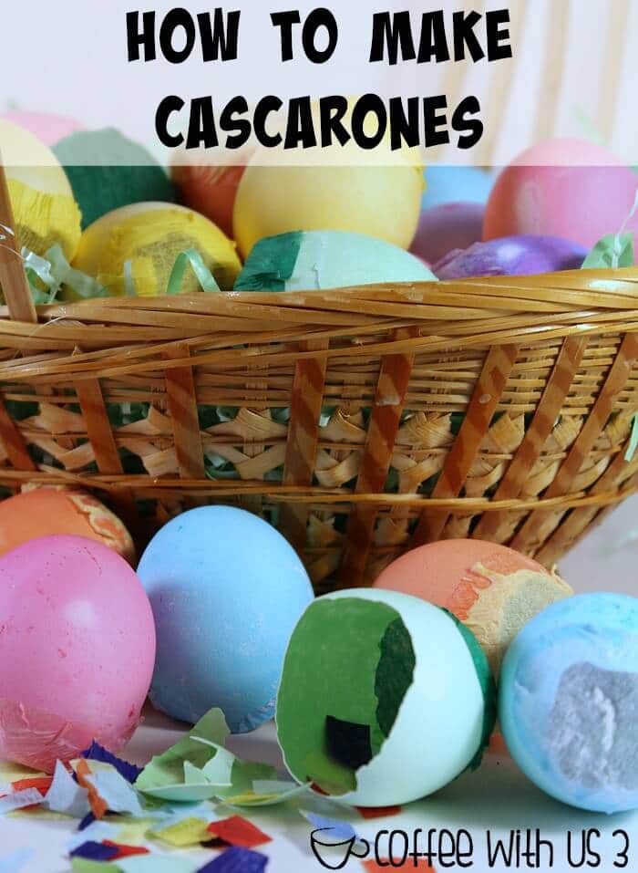 How to Make Cascarones | Your family will love making these & cracking them on each other at Easter! Click to learn how to make cascarones aka confetti eggs for yourself.