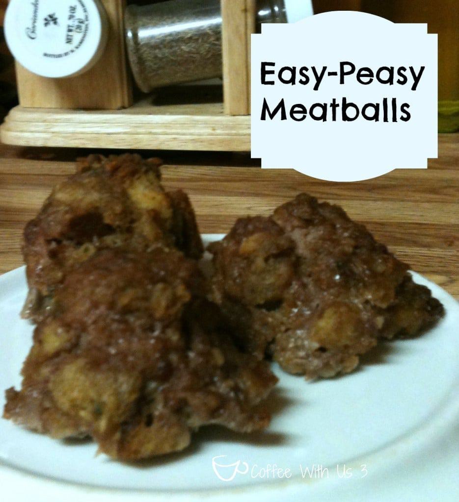 Easy-Peasy Meatballs from CoffeeWithUs3 / So easy, so yummy, so freezable 