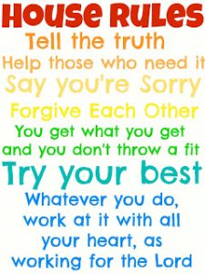 House Rules {Free Printables} | Coffee With Us 3