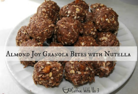 Almond Joy Granola Balls with Nutella