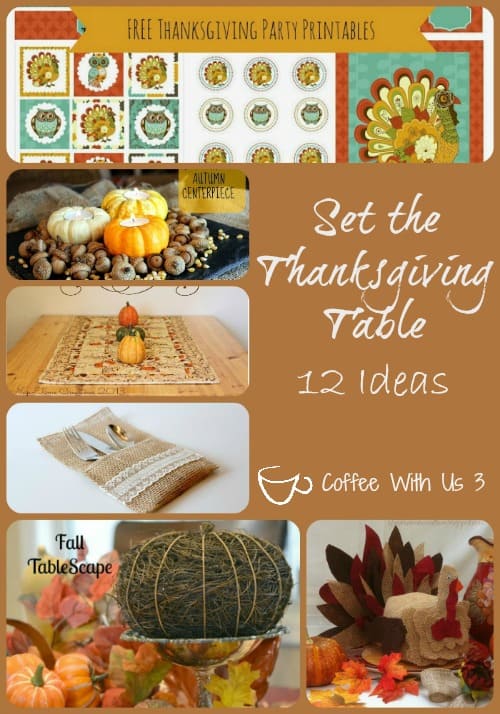 set the thanksgiving table