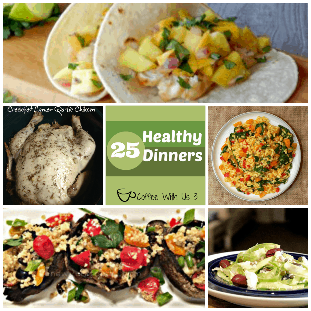25 Healthy Dinners | Looking to eat better but still want dishes your whole family will eat? These 25 options will soon become family favorites. Click for the recipes.