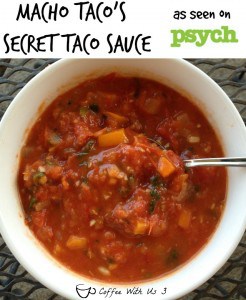 secret taco sauce - roasted tomatoes