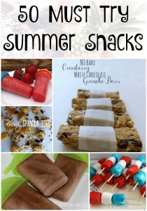 50 Must Try Summer Snack Recipes | Are you looking for awesome snack recipes that your kids and you will love? These 50 recipes are sure to please even the pickiest kid! Full of fun popsicles recipes, granola bars & bites, dips, and other great snacks that will keep your family full all summer. Plus they are so easy & fast you won't spend your summer in the kitchen. Pin this to save for all summer long!