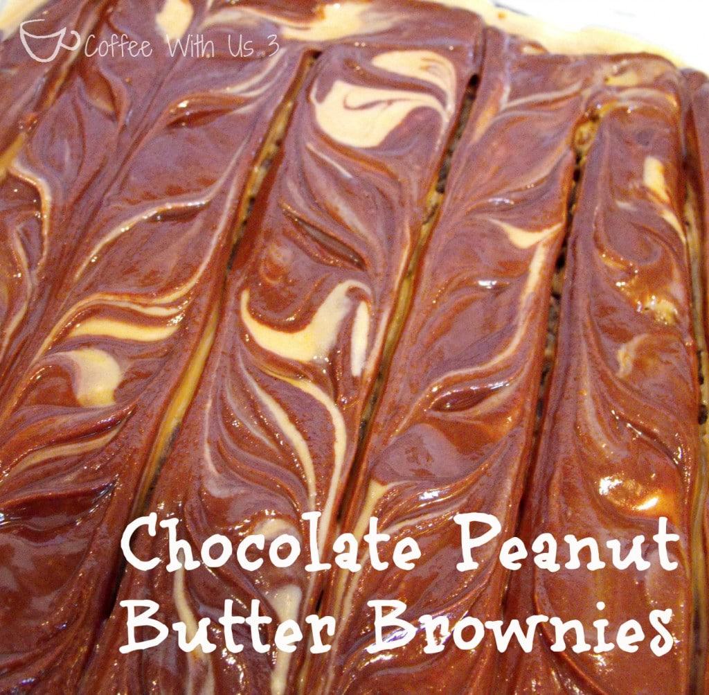 These Chocolate Peanut Butter Brownies are made from scratch, and are amazingly delicious, but quite simple!