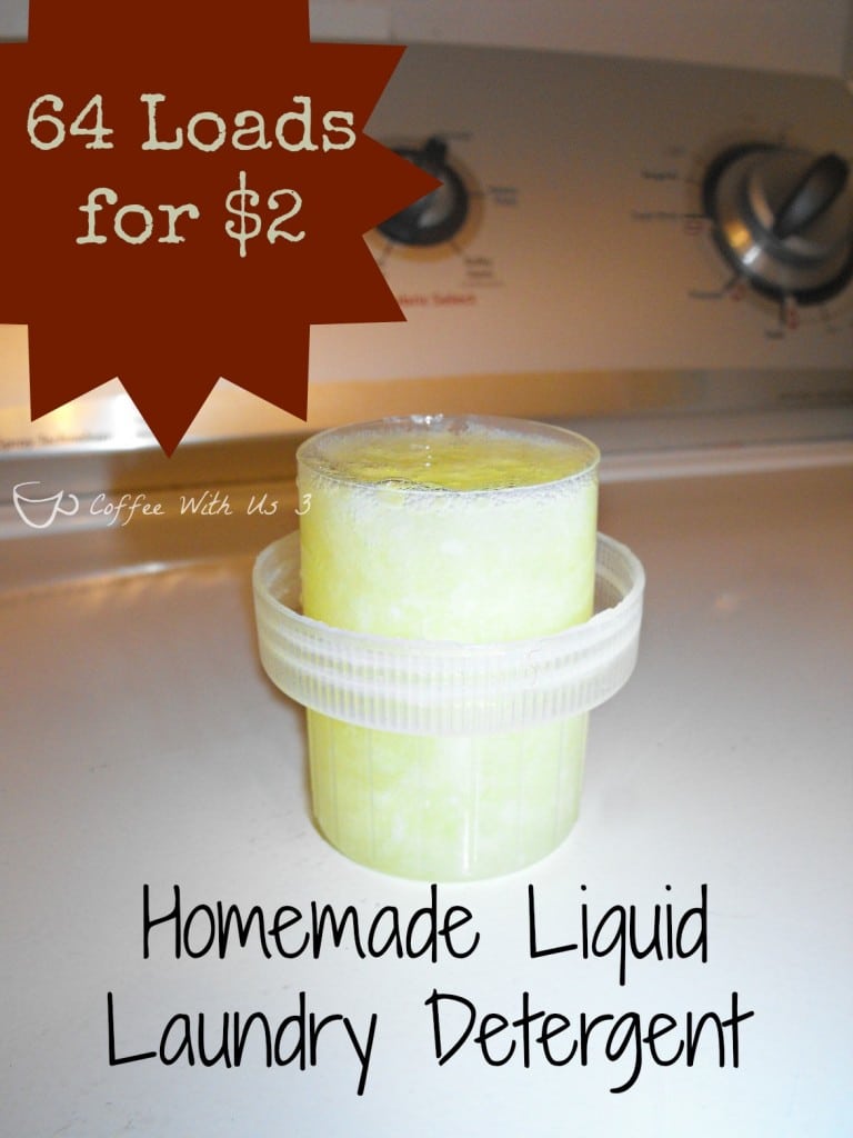 Homemade Liquid Laundry Detergent is cheap, plus perfect for those with allergies and sensitivities!