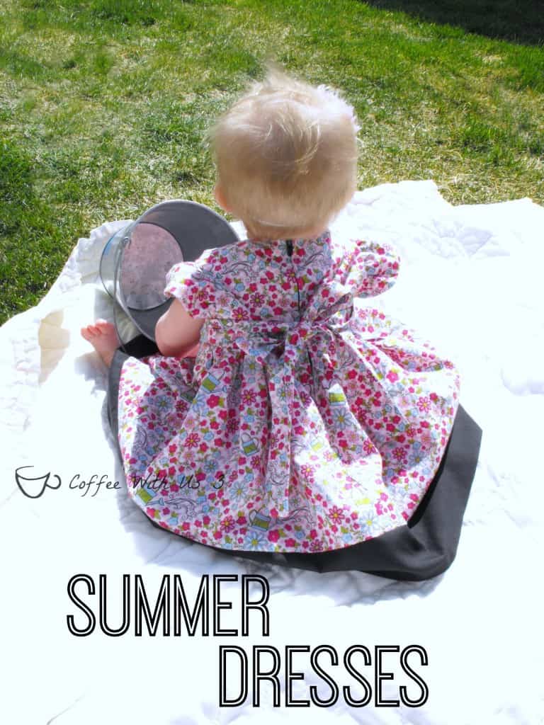 Fun summer dresses to sew for little girls! #sewing #dress