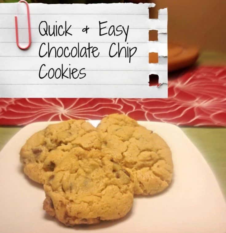 Quick & Easy Chocolate Chip Cookies