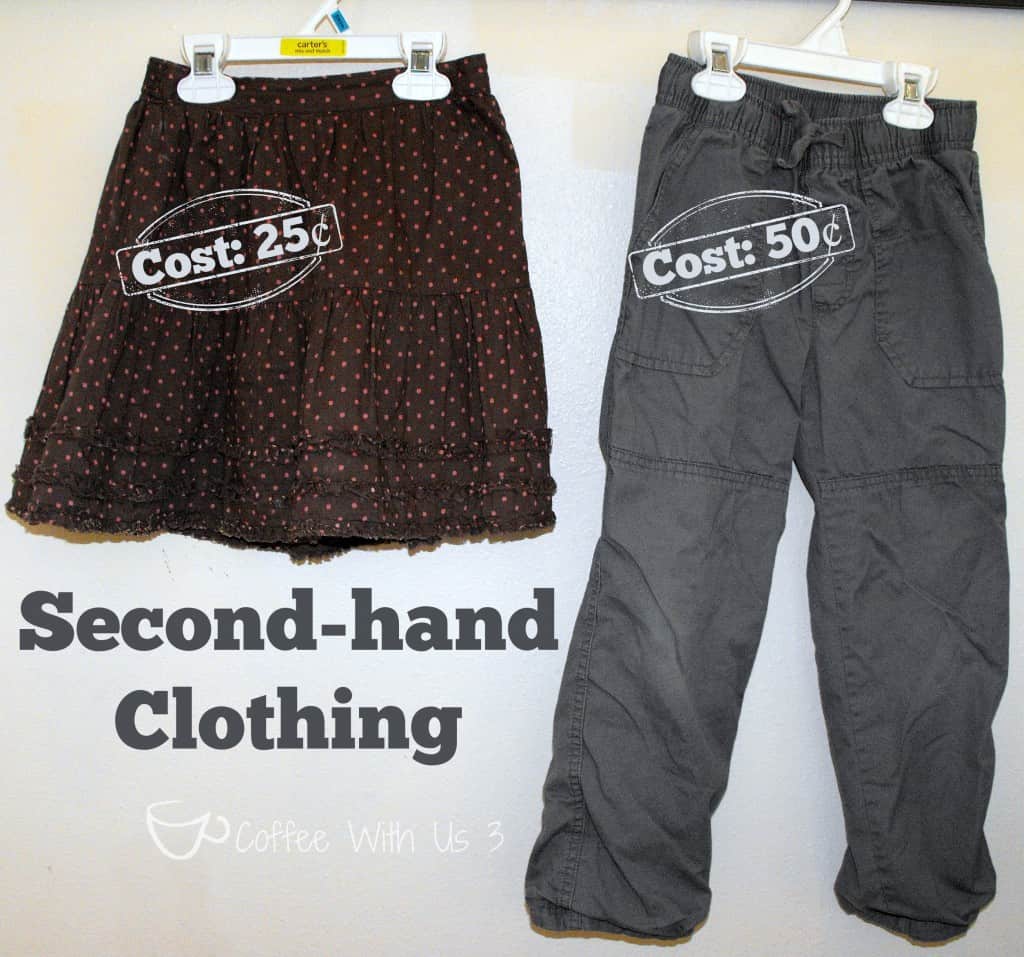 Can you believe how cheap these clothes were? #secondhandclothing #savingmoney