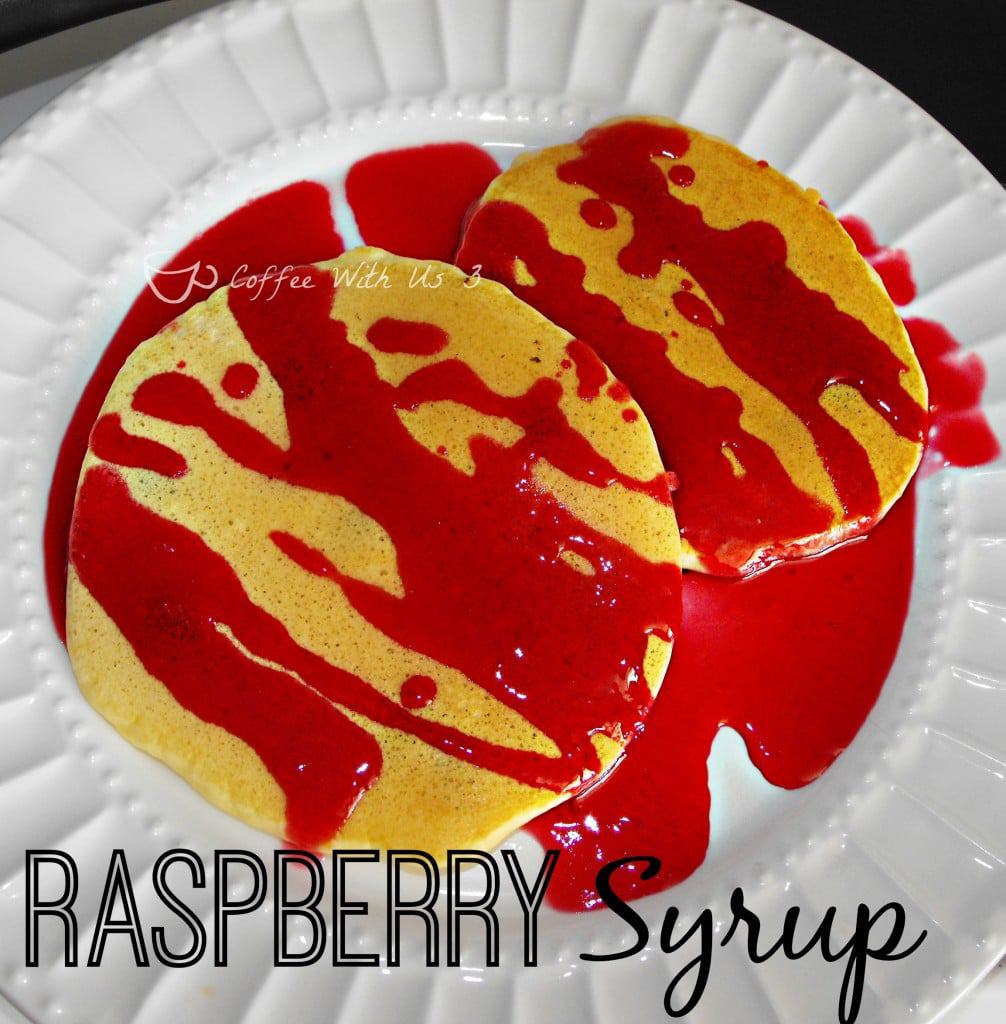 Raspberry Syrup- delicious and easy! #raspberry #recipes
