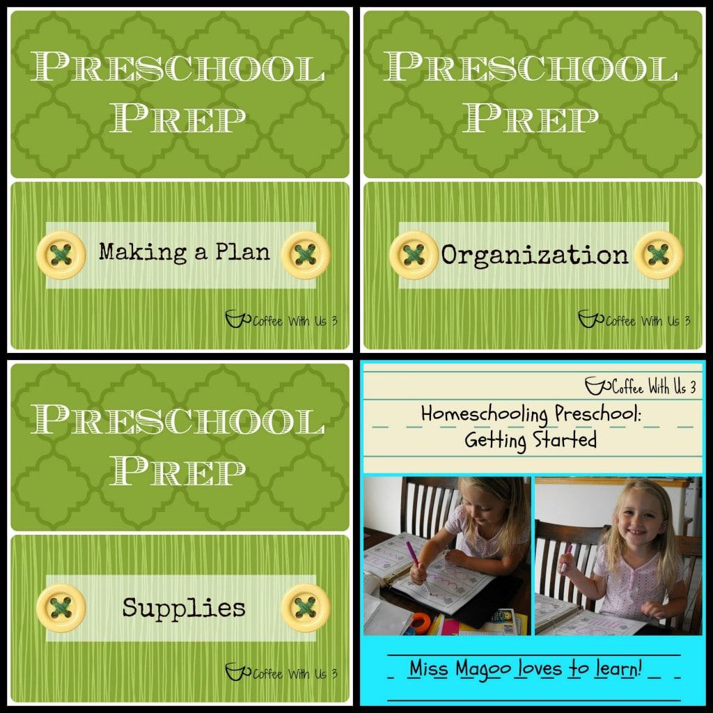 Preschool Prep- Making a plan, organizing, buying supplies and getting started! #preschool