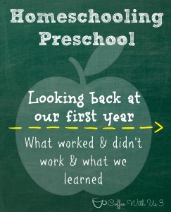 A first time homeschooler's thoughts on what works and doesn't work #homeschooling #preschool
