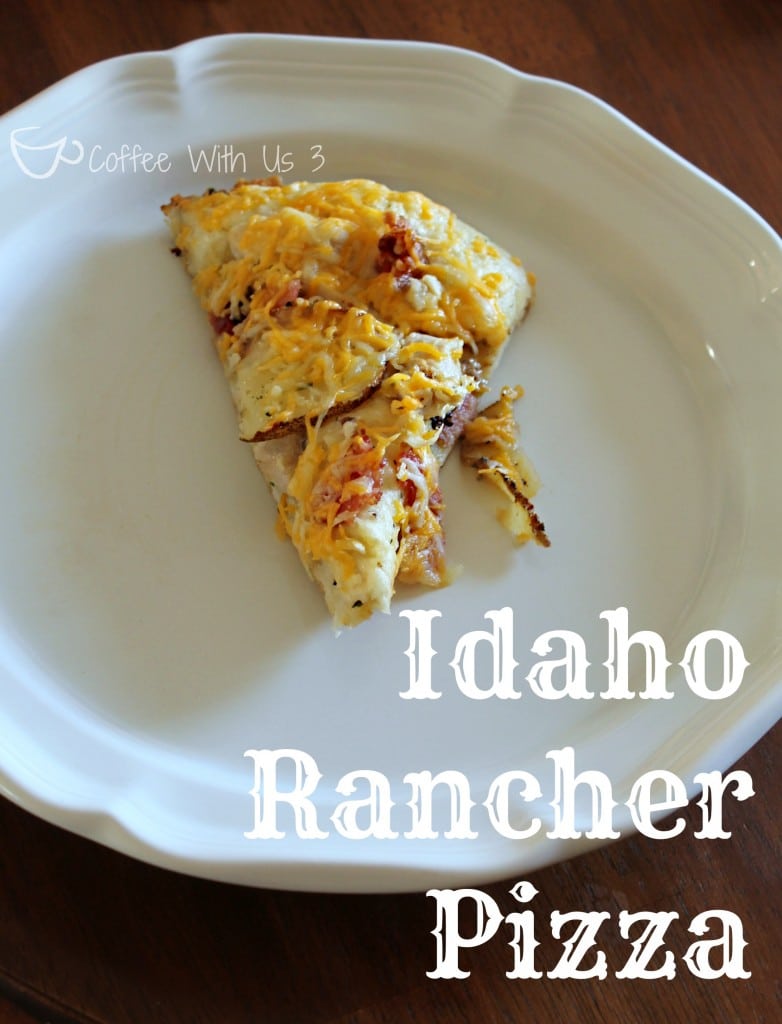 The Idaho Rancher Pizza is a delicious combination of chicken, bacon, ranch and potatoes! 