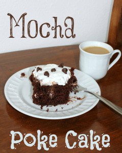 Mocha Poke Cake 2