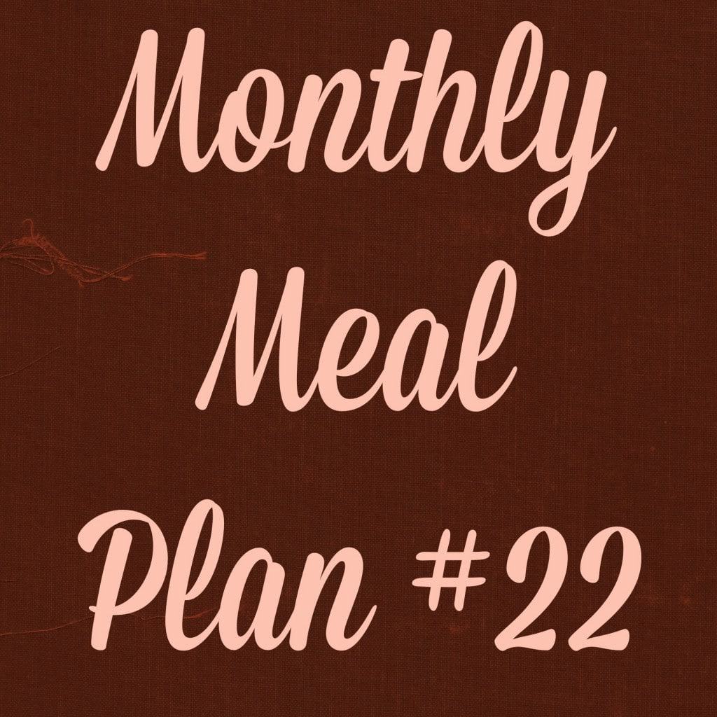 Meal plan 22