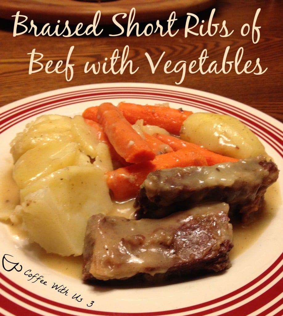 Braised Short Ribs of Beef with Vegetables