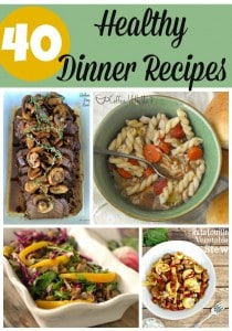 40 Healthy Family Dinner Recipes | Looking for family friendly recipes that are full of vegetables, lean meat, and healthy ingredients?  These recipes are sure to please even the pickiest eater but most increase your waistline. Save this pin and add these recipes to your meal plan soon!