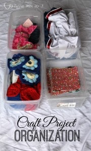 Craft Project Organization- Find out how to easily keep track of all your craft projects!