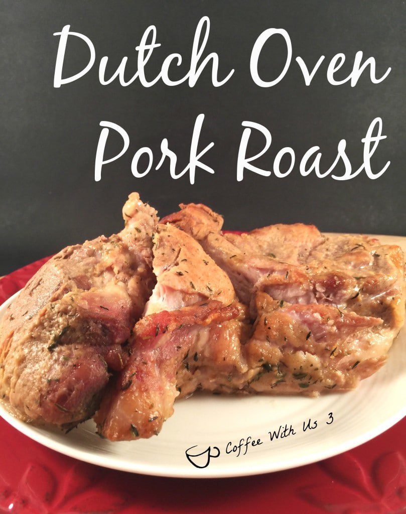 Dutch Oven Pork Roast | Looking for a delicious roast recipe for your Dutch Oven?? This one is AMAZING!! Your whole family will love the flavors of this roast & it's sure to become one of your go-to family dinner recipes. Click the pin for the recipe!