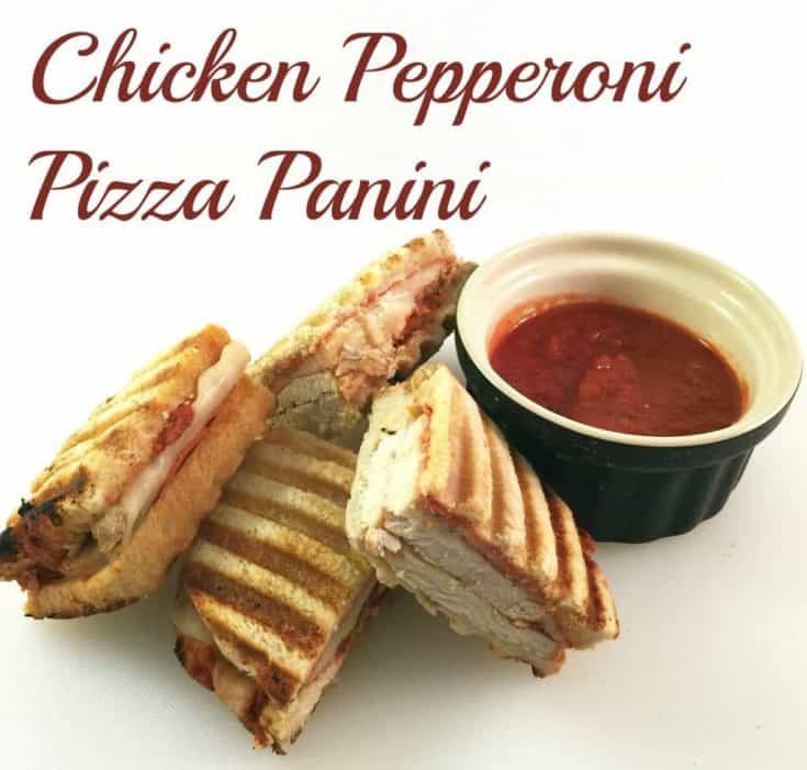Chicken & Pepperoni Pizza Panini