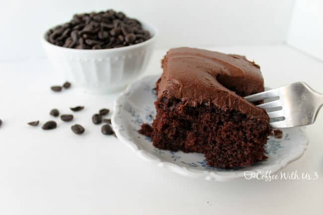 Chocolate Coffee Depression Cake- no eggs, milk or butter!