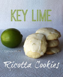 Key Lime Ricotta Cookies are sweet and sour. The perfect cookie for summer!