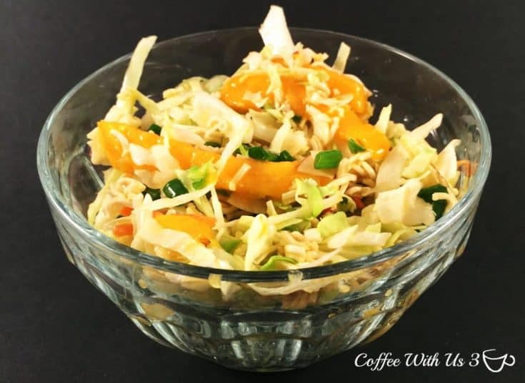 Asian Cabbage Salad with Mango