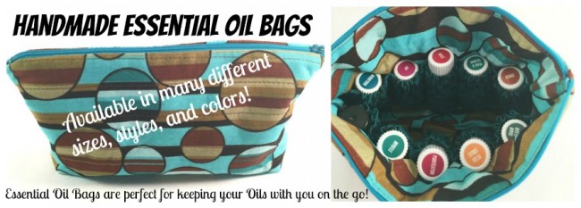 Handmade Essential Oils Bags are perfect for taking your oils with you!