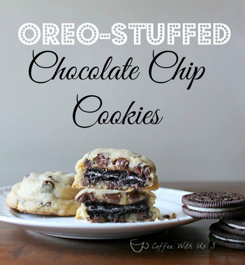 Oreo-stuffed Chocolate Chip Cookies