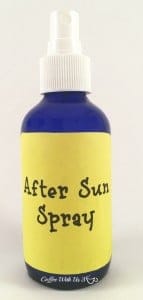 After Sun Spray bottle