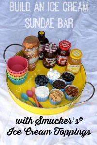 Make Every Day a Sundae. Learn how easy it is to make a Sundae bar! Includes 5 fabulous recipes! #sp