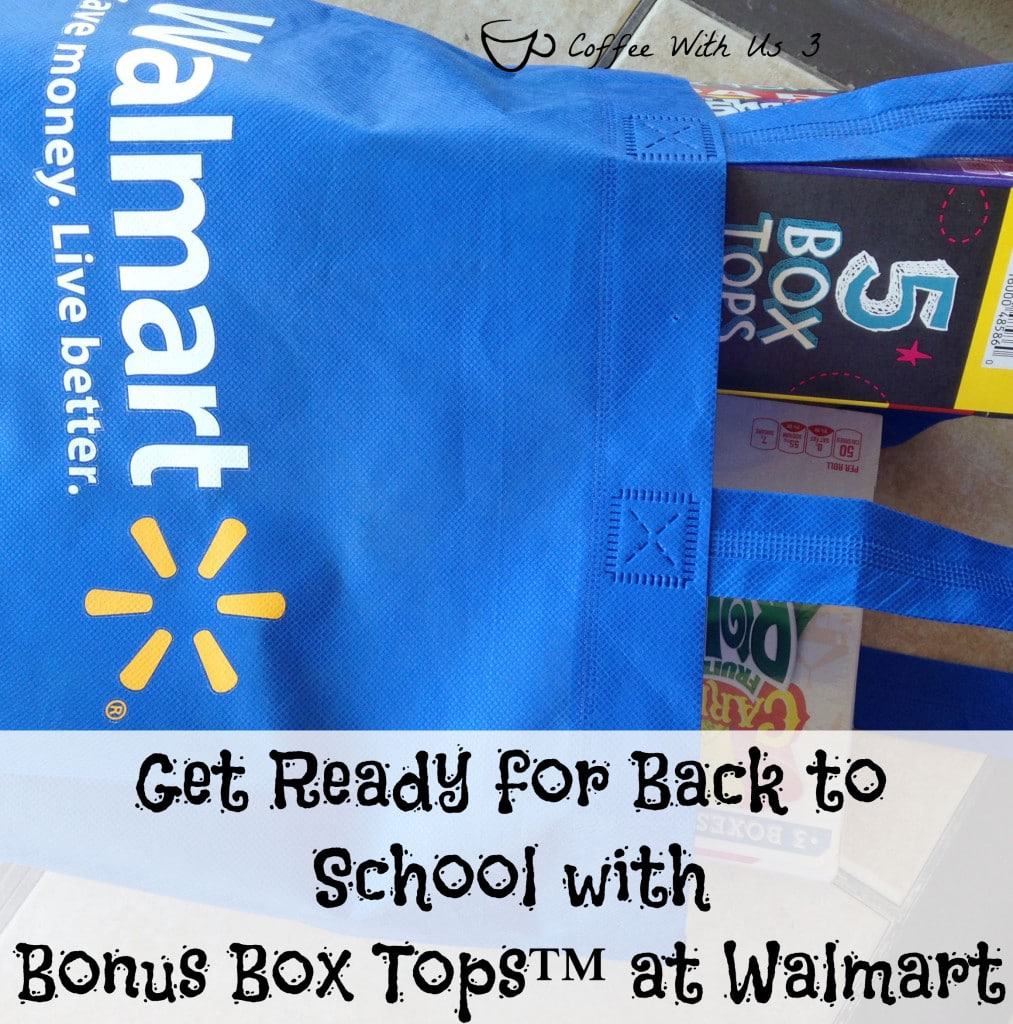 It's back to school time which means it's time to start collecting Box Tops™ again!! So head over to Walmart and stock up on specially marked "Bonus Box Tops" General Mills® products!