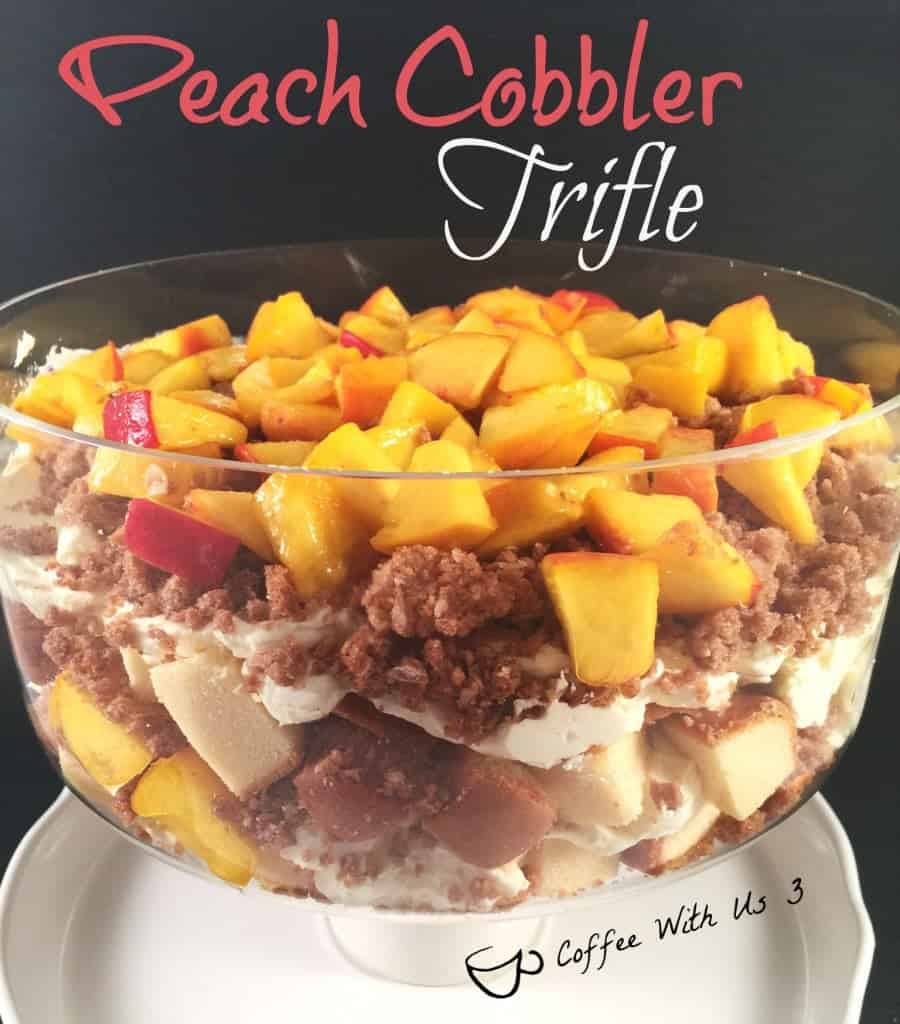 Peach Cobbler Trifle