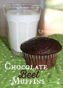 These Chocolate Beet Muffins have all the healthy nutrients of beets in them, but your family will never guess!