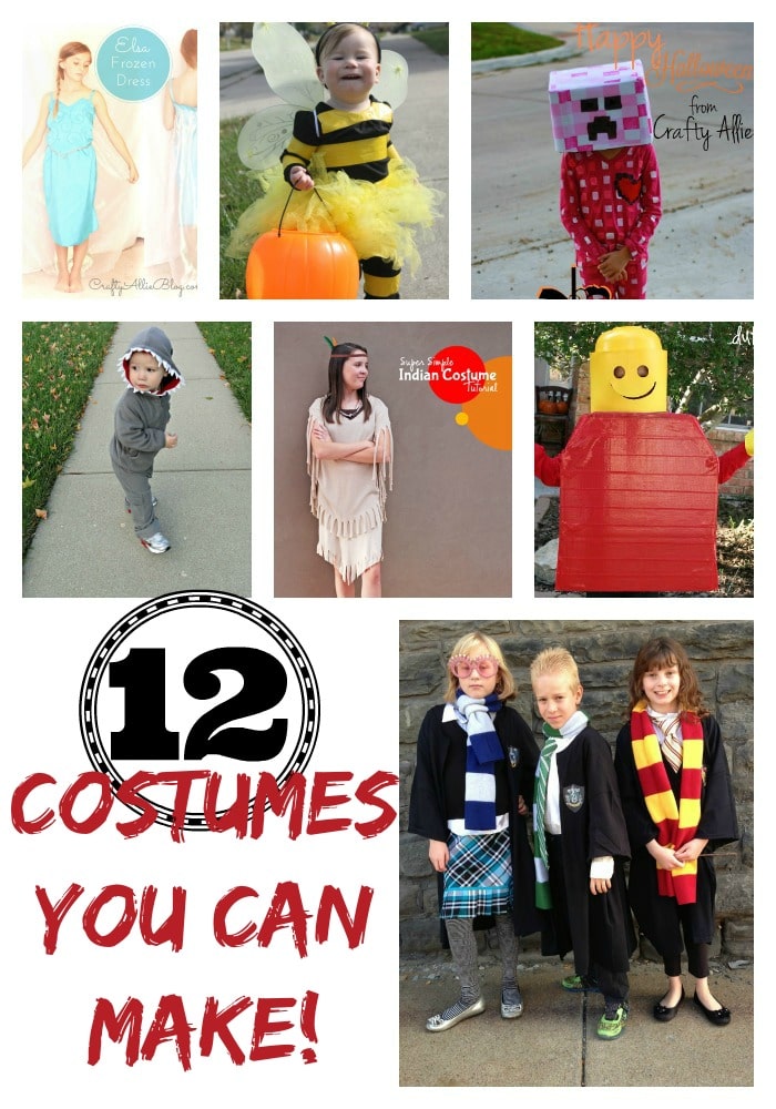 12 Cute Costumes you can make yourself