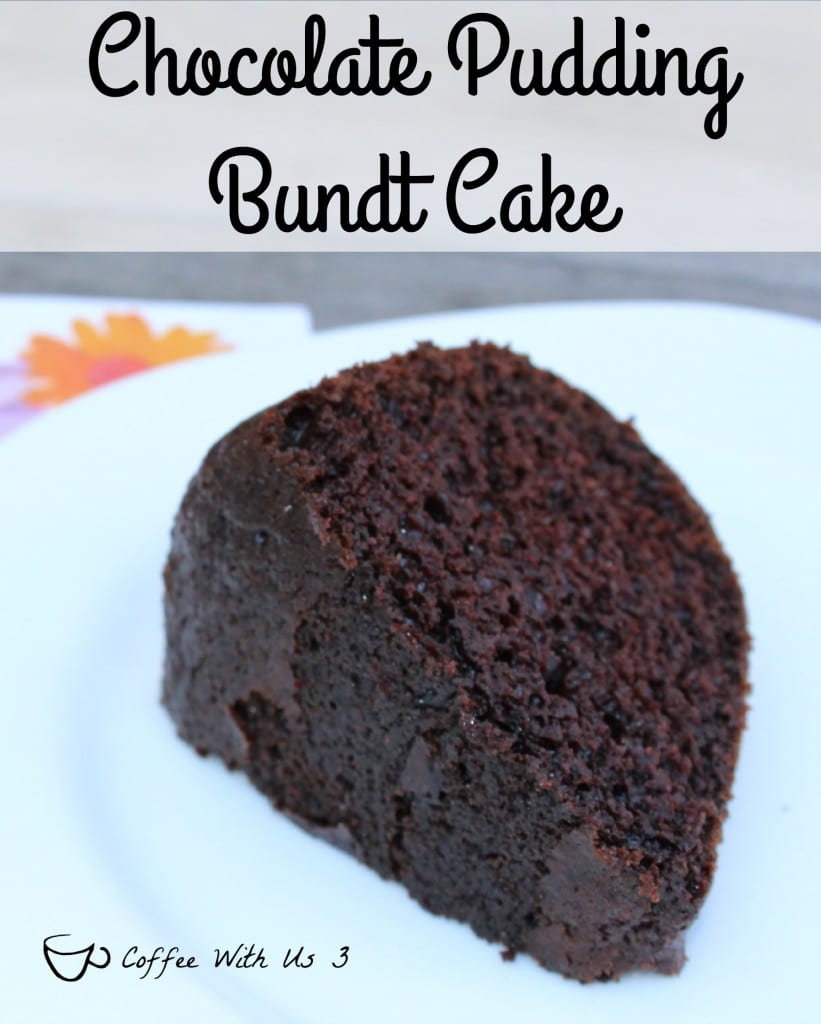 Chocolate cake mix & chocolate pudding make for a delicious and moist Chocolate Pudding Bundt Cake