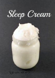 Sleep Cream is easy to make. It uses essential oils to help you avoid sleepless nights!