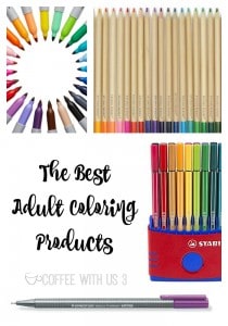The best adult coloring products around! 