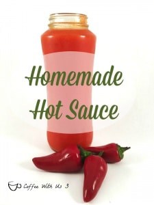 Homemade Hot Sauce is a great use of all the jalapenos from your garden. It has great flavor and isn't very hot. This hot sauce was not difficult to make.