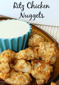 Ritz Chicken Nuggets. Quick and easy dinner!
