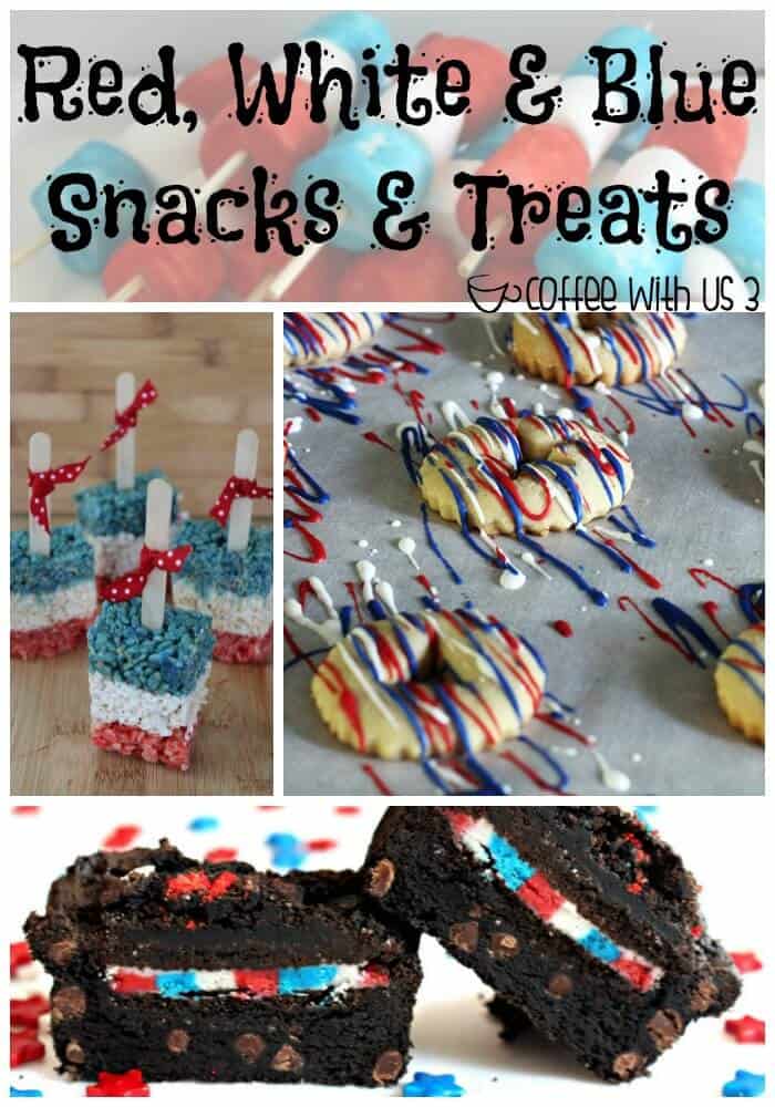 Show your pride for the Red, White, & Blue with these fun & delicious recipes!!