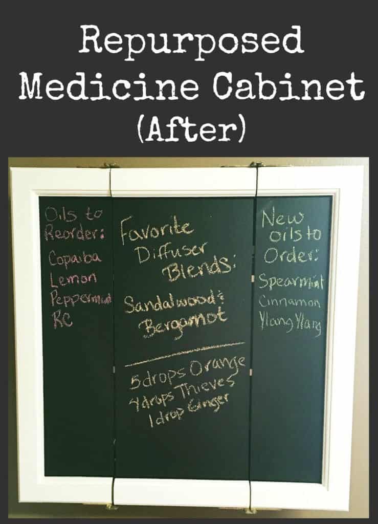 Repurposed Medicine Cabinet after