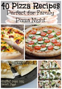 Does your family love pizza? Mine does! Check out these great family pizza night recipes! Perfect for any taste with low carb, veggies, or meat lover options!