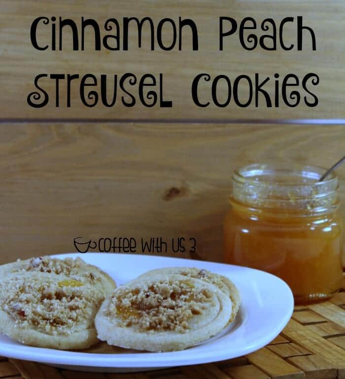 This recipe combines two of my favorite flavors cinnamon & peach with two of my favorite things cookies & streusel and makes for one AMAZING cookie recipe