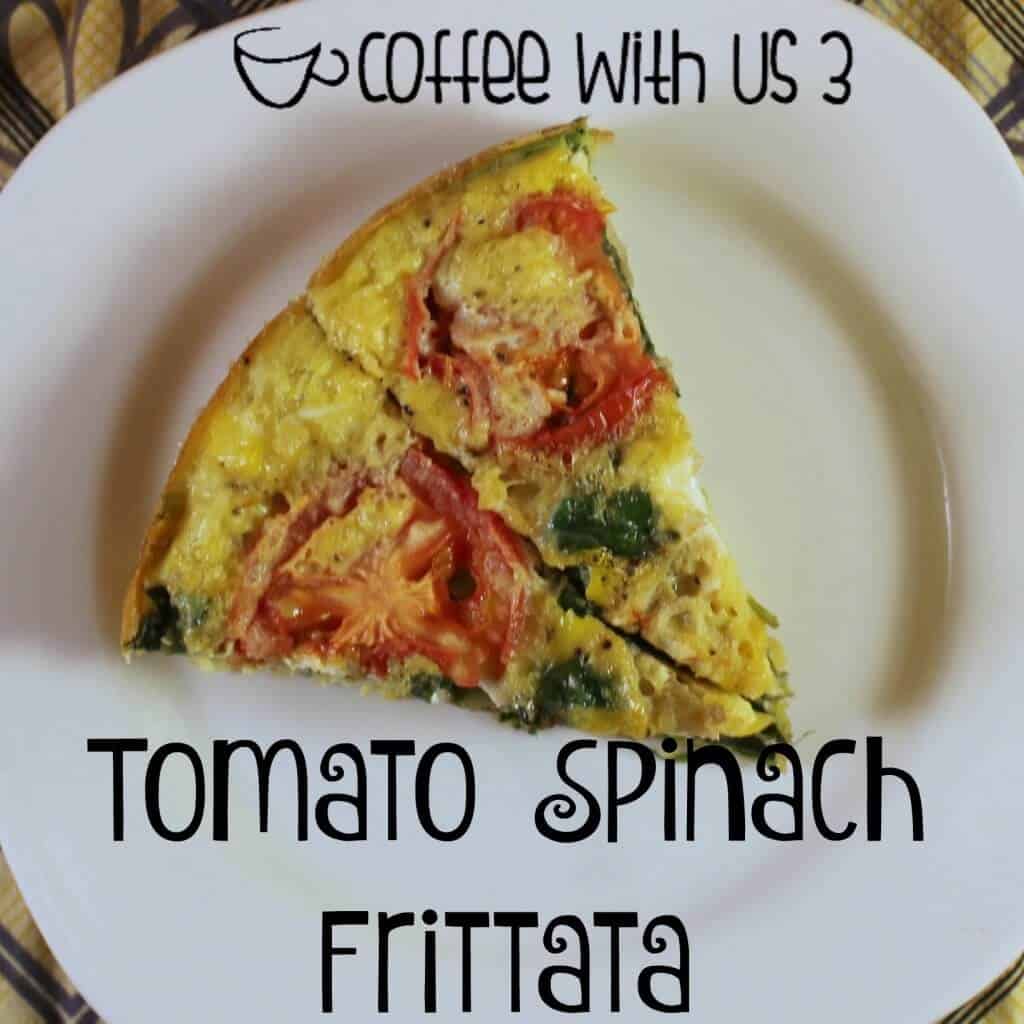 Delicious & easy this Tomato Spinach Frittata is a crowd-pleaser at breakfast, brunch, or dinner.
