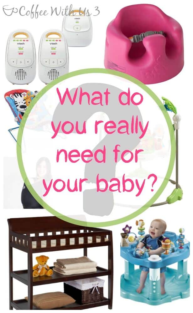 What do you really need for your baby? A list of my favorite baby items from a mom of 3.