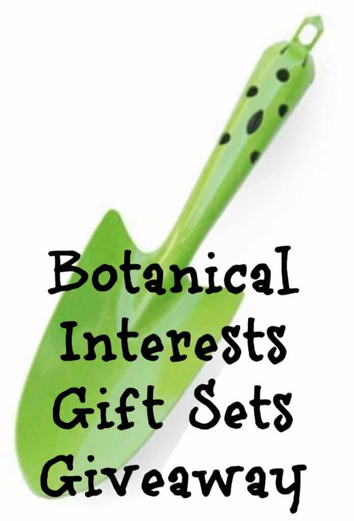 Are you a gardener or looking to start? Check out this super easy to enter giveaway for 3 different gift sets: Deluxe Garden Gift Set, Garden Starter Gift Set, and the Kitchen Garden Gift Set. Each includes amazing seeds from Botanical Interests and other garden tools to get you gardening. Click the pin to enter the giveaway now!